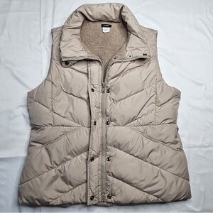 J. Crew Light Tan Quilted Women's Vest